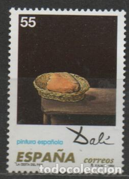 Sellos: EDIFIL 3293, DALI, LA CESTA DEL PAN, NUEVO **