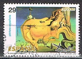 Sellos: EDIFIL 3292, DALI, EL GRAN MASTURBADOR, USADO