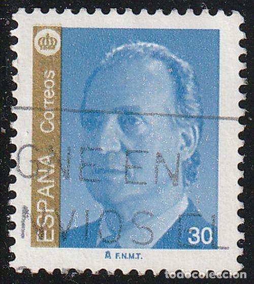 Sellos: Espa&ntilde;a 1995 Edifil 3380 Sello &ordm; Personajes Retrato Rey Juan Carlos I Efigie del Rey Michel 3194