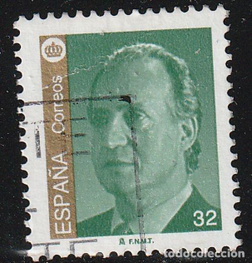 Sellos: Espa&ntilde;a 1997 Edifil 3468 Sello &ordm; Personajes Retrato Rey Juan Carlos I Efigie del Rey Michel 3310