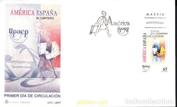 Sellos: 24698 MNH ESPA&Ntilde;A 1997 AMERICA-UPAEP 1997 - EL CARTERO