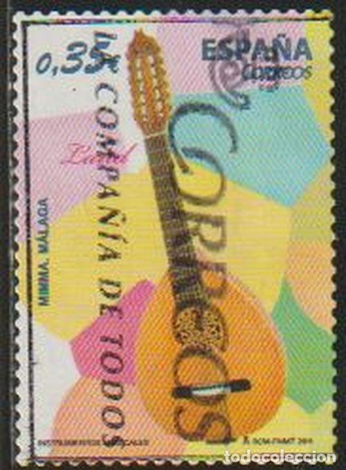 Sellos: Espa&ntilde;a 2011 Edifil 4631 Sello &ordm; Instrumentos Musicales Laud Lute Mimma Malaga Michel 4582 Yvert 4285