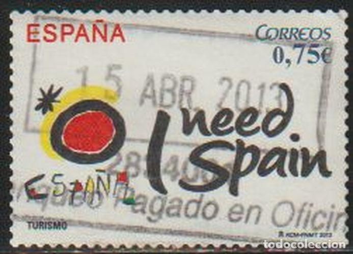 Sellos: Espa&ntilde;a 2013 Edifil 4771 Sello &ordm; Turismo I Need Michel 4753 Yvert 4458 Spain Stamp Timbre Espagne