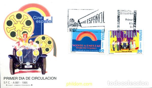 Sellos: 261407 MNH ESPA&Ntilde;A 1995 CINE ESPA&Ntilde;OL