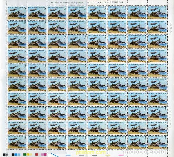 Francobolli: 305469 MNH ESPA&Ntilde;A 1979 DIA DE LAS FUERZAS ARMADAS