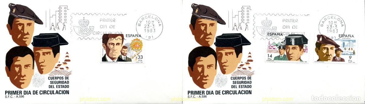 Francobolli: 261386 MNH ESPA&Ntilde;A 1983 CUERPOS DE SEGURIDAD