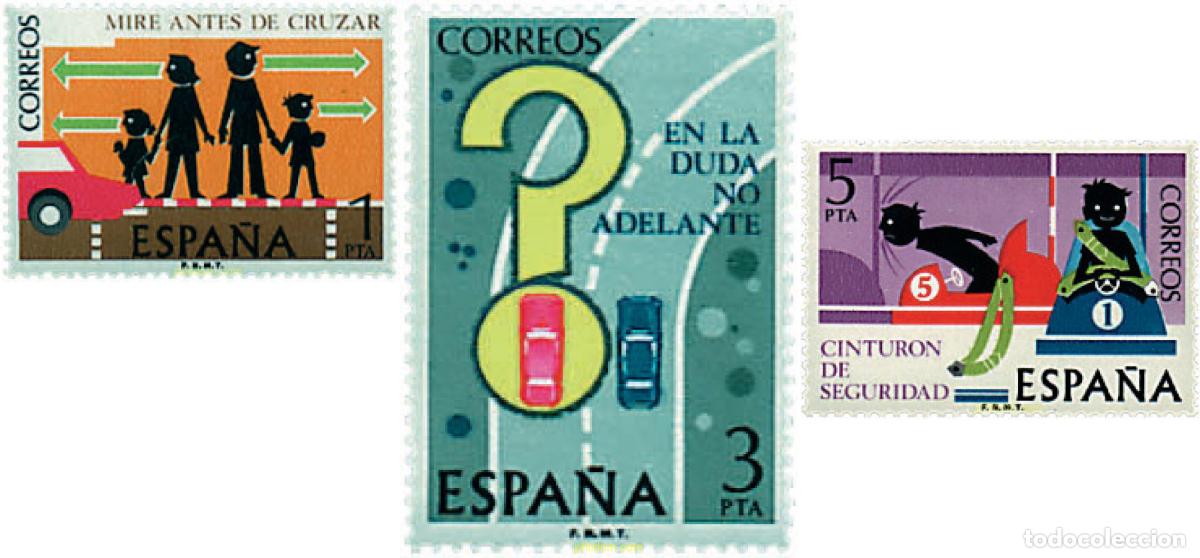 Francobolli: 84963 MNH ESPA&Ntilde;A 1976 SEGURIDAD VIAL