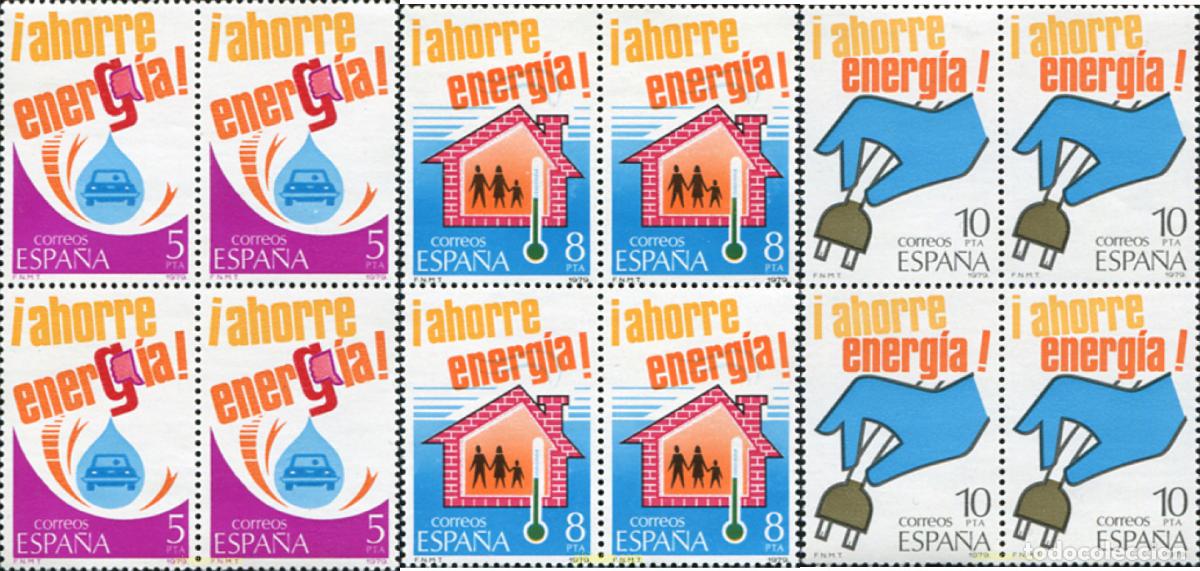 Francobolli: 324077 MNH ESPA&Ntilde;A 1979 AHORRO DE ENERGIA