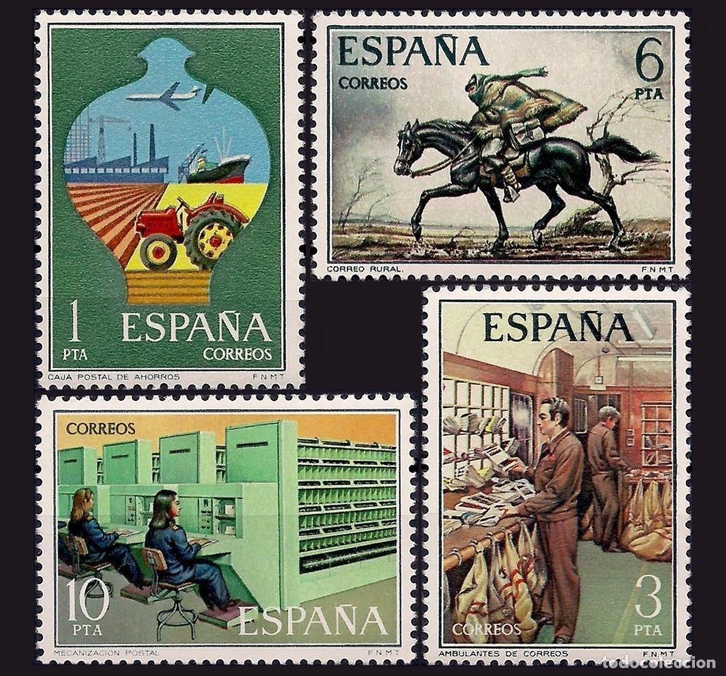 Francobolli: 4v Espa&ntilde;a, 1976 | Postal service (Correos) | Ed: 2329/32, Yv: 1975/8, Mi: 2222/5 MNH **