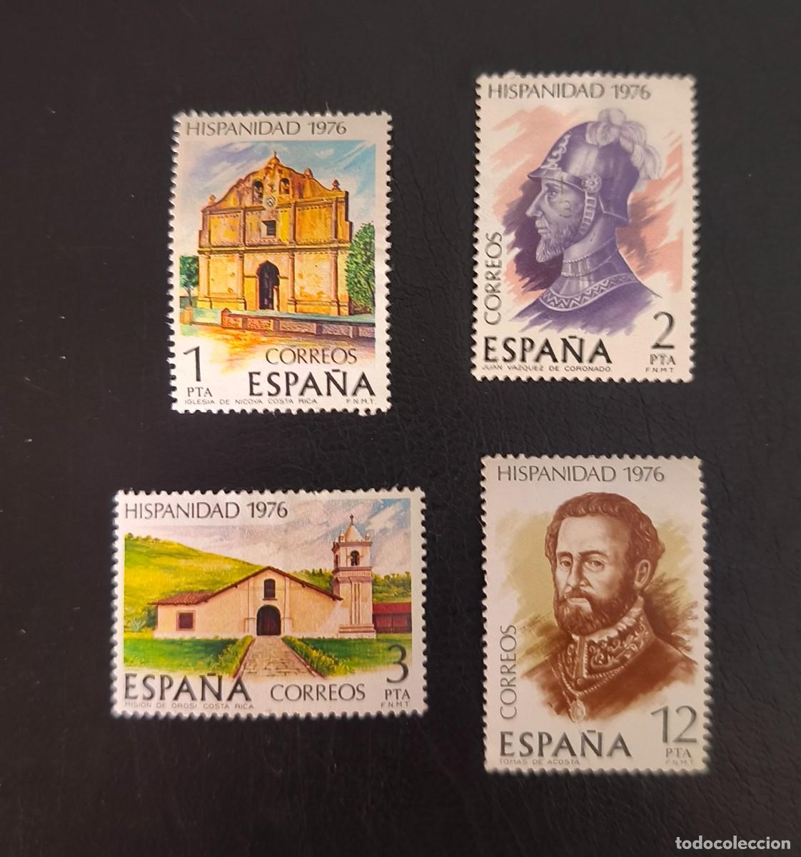Francobolli: Espa&ntilde;a 1976. Hispanidad. Edifil 2371 / 2374 serie completa