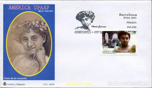 Francobolli: 250261 MNH ESPA&Ntilde;A 1998 AMERICA-UPAEP 1998 - MUJERES CELEBRES