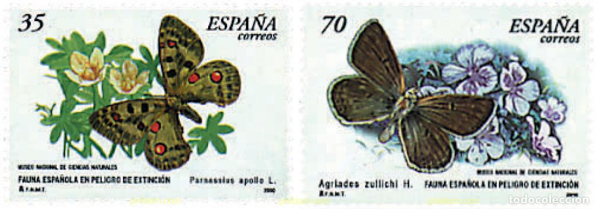 Sellos: 94578 MNH ESPA&Ntilde;A 2000 FAUNA ESPA&Ntilde;OLA EN PELIGRO DE EXTINCION