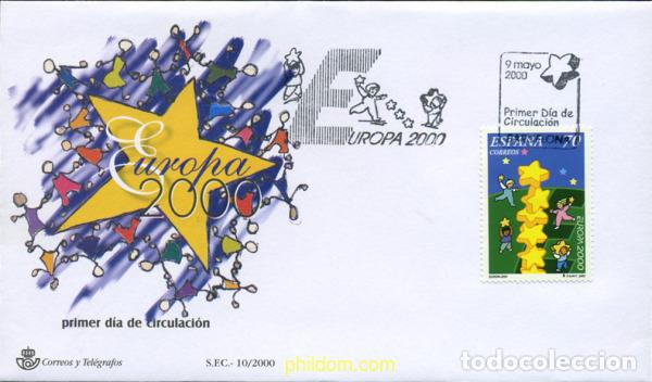 Sellos: 23373 MNH ESPA&Ntilde;A 2000 EUROPA CEPT. CONSTRUCCION EUROPEA