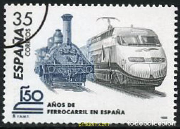 Selos: 7179 MNH ESPA&Ntilde;A 1998 150 ANIVERSARIO DEL FERROCARRIL