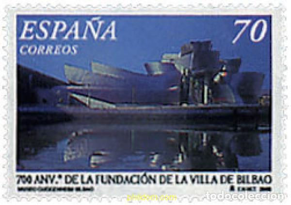 Stamps: 83140 MNH ESPA&Ntilde;A 2000 700 ANIVERSARIO DE LA FUNDACION DE LA VILLA DE BILBAO