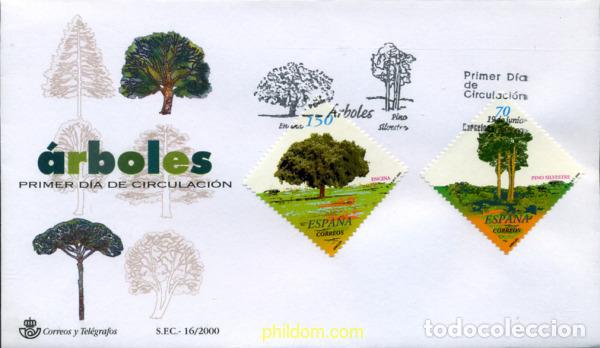 Sellos: 244562 MNH ESPA&Ntilde;A 2000 ARBOLES