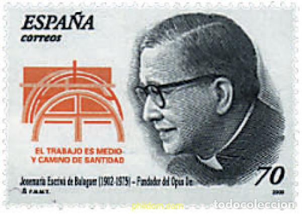 Sellos: 83132 MNH ESPA&Ntilde;A 2000 JOSEMARIA ESCRIVA DE BALAGUER