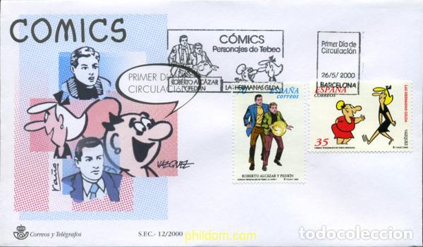Sellos: 250317 MNH ESPA&Ntilde;A 2000 COMICS