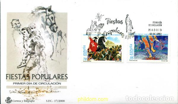 Sellos: 244595 MNH ESPA&Ntilde;A 2000 FIESTAS POPULARES