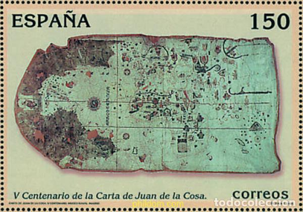 Sellos: 4049 MNH ESPA&Ntilde;A 2000 CENTENARIO DE LA CARTA DE JUAN DE LA COSA