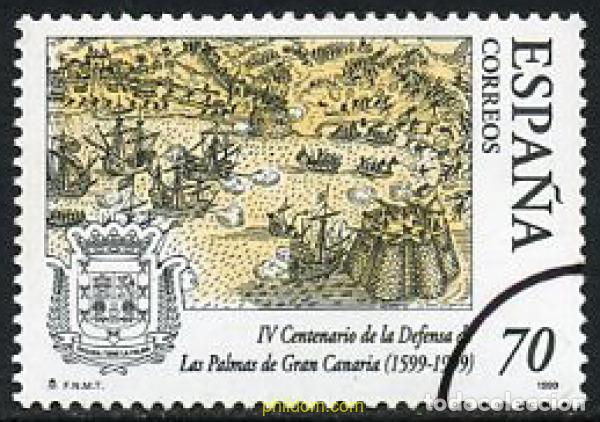 Francobolli: 7161 MNH ESPA&Ntilde;A 1999 4 CENTENARIO DE LA DEFENSA DE LAS PALMAS DE GRAN CANARIA