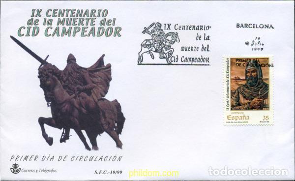 Francobolli: 250299 MNH ESPA&Ntilde;A 1999 900 ANIVERSARIO DE LA MUERTE DEL CID CAMPEADOR