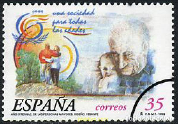 Francobolli: 7168 MNH ESPA&Ntilde;A 1999 A&Ntilde;O INTERNACIONAL DE LAS PERSONAS MAYORES