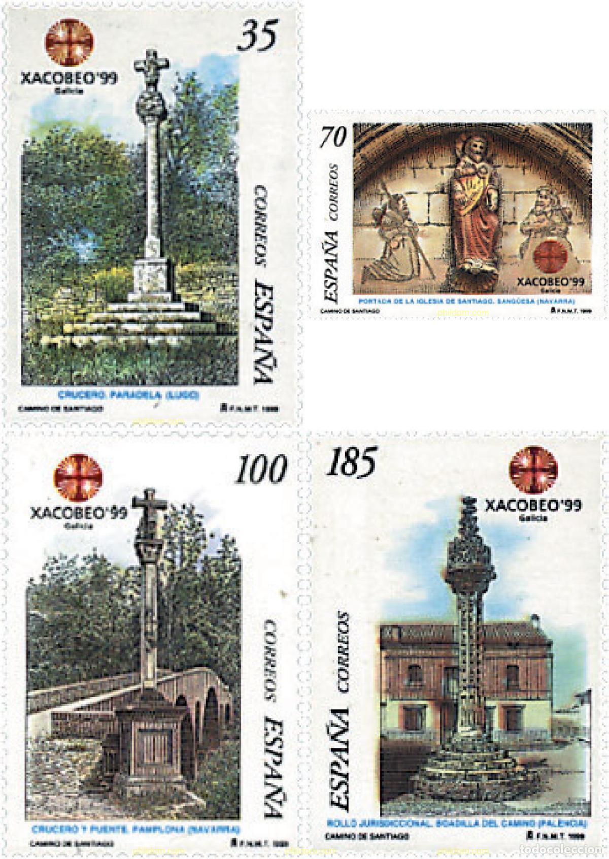 Francobolli: 83012 MNH ESPA&Ntilde;A 1999 XACOBEO 99