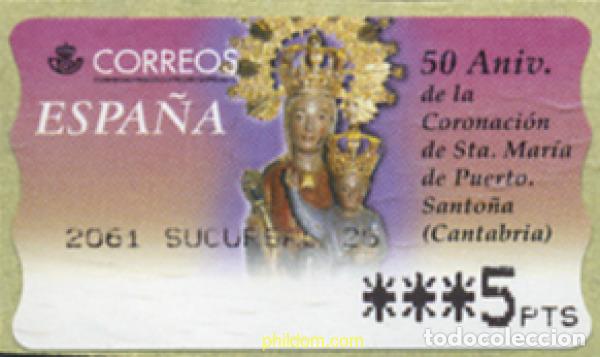 Timbres: 83173 MNH ESPA&Ntilde;A 1999 50 ANIVERSARIO DE LA CORONACION DE SANTA MARIA DEL PUERTO