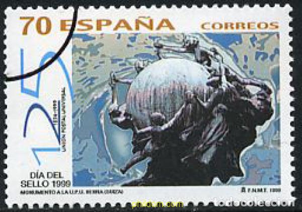 Timbres: 208390 MNH ESPA&Ntilde;A 1999 125 ANIVERSARIO DE LA UNION POSTAL UNIVERSAL
