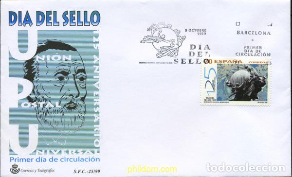Timbres: 250306 MNH ESPA&Ntilde;A 1999 125 ANIVERSARIO DE LA UNION POSTAL UNIVERSAL