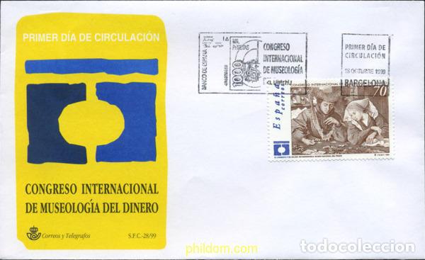 Francobolli: 250432 MNH ESPA&Ntilde;A 1999 CONGRESO INTERNACIONAL DE MUSEOLOGIA DEL DINERO