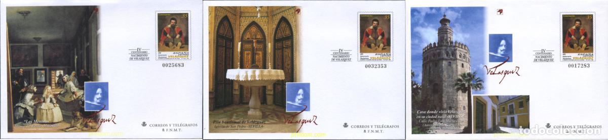 Francobolli: 343508 MNH ESPA&Ntilde;A 1999 400 ANIVERSARIO DEL NACIMIENTO DE VELAZQUEZ