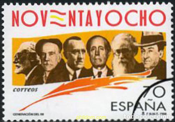 Sellos: 7186 MNH ESPA&Ntilde;A 1998 GENERACION DEL 98