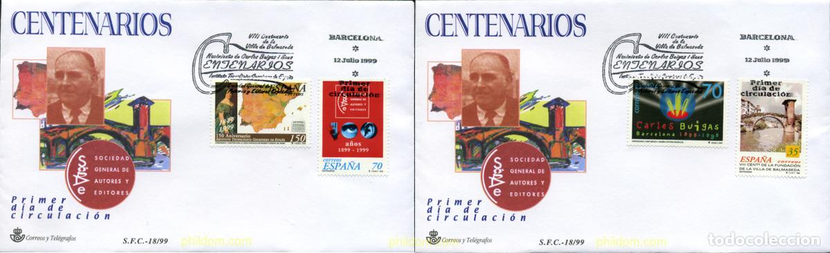 Sellos: 250298 MNH ESPA&Ntilde;A 1999 CENTENARIOS