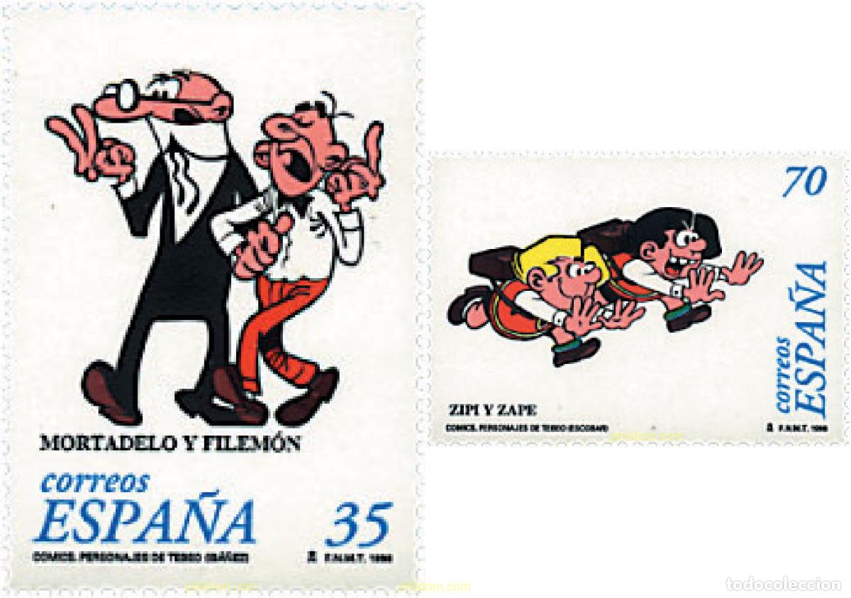 Sellos: 83184 MNH ESPA&Ntilde;A 1998 COMICS. MORTADELO, FILEMON, ZIPI Y ZAPE