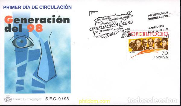 Sellos: 419294 MNH ESPA&Ntilde;A 1998 GENERACION DEL 98