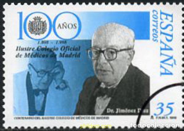 Sellos: 208426 MNH ESPA&Ntilde;A 1998 CENTENARIO DEL ILUSTRE COLEGIO OFICIAL DE MEDICOS DE MADRID