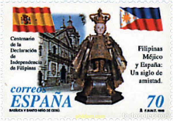 Stamps: 83196 MNH ESPA&Ntilde;A 1998 CENTENARIO DE LA DECLARACION DE LA INDEPENDENCIA DE FILIPINAS