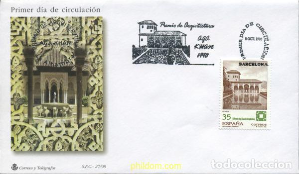 Stamps: 250257 MNH ESPA&Ntilde;A 1998 PREMIO AGA KHAN DE ARQUITECTURA