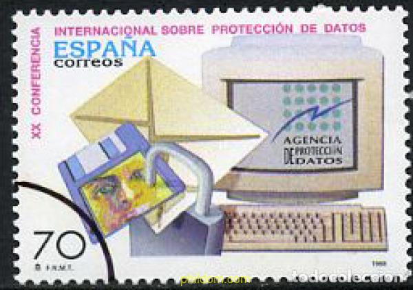 Stamps: 7194 MNH ESPA&Ntilde;A 1998 20 CONFERENCIA INTERNACIONAL SOBRE LA PROTECCION DE DATOS