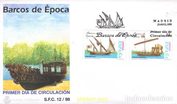 Timbres: 419297 MNH ESPA&Ntilde;A 1998 BARCOS DE EPOCA