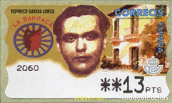 Sellos: 249842 MNH ESPA&Ntilde;A 1998 FEDERICO GARCIA LORCA