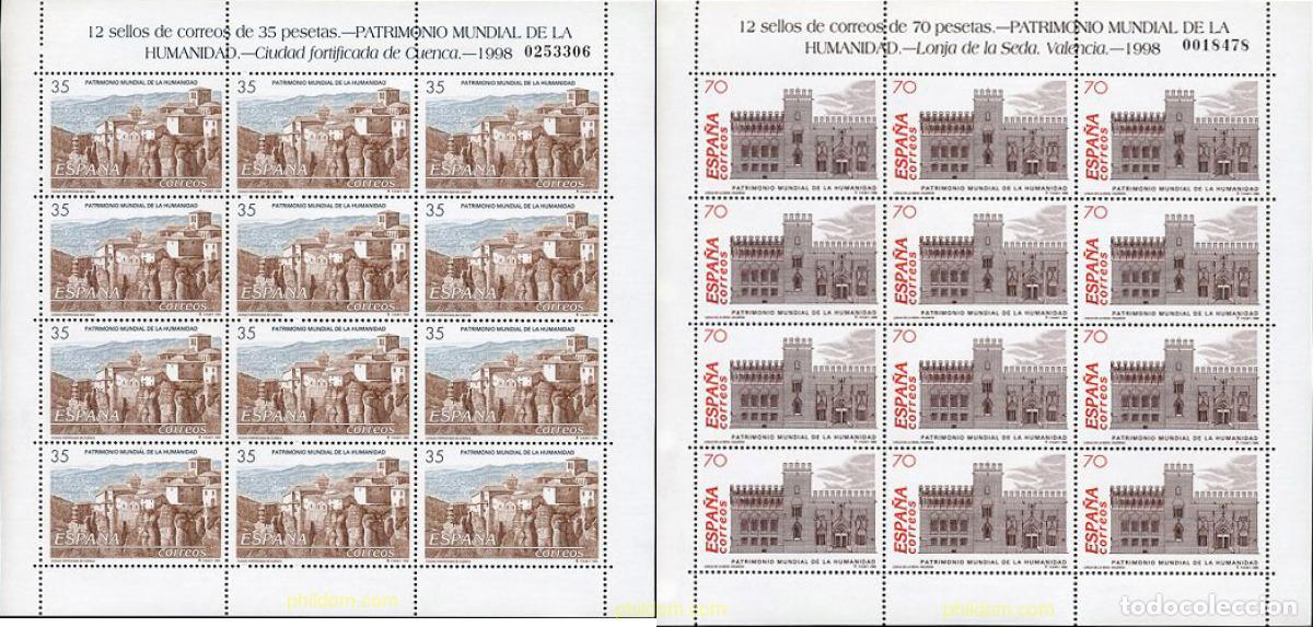 Briefmarken: 12255 MNH ESPA&Ntilde;A 1998 PATRIMONIO MUNDIAL DE LA HUMANIDAD