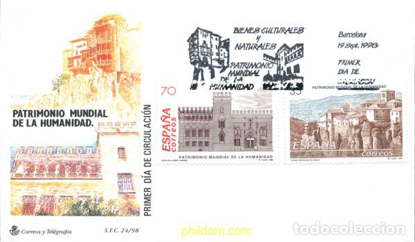 Briefmarken: 244557 MNH ESPA&Ntilde;A 1998 PATRIMONIO MUNDIAL DE LA HUMANIDAD