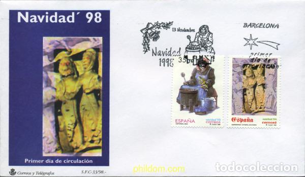 Sellos: 250418 MNH ESPA&Ntilde;A 1998 NAVIDAD