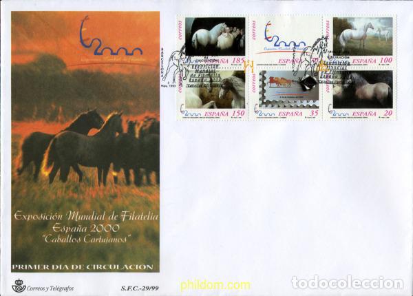 Sellos: 250254 MNH ESPA&Ntilde;A 1999 ESPA&Ntilde;A 2000. EXPOSICION FILATELICA INTERNACIONAL