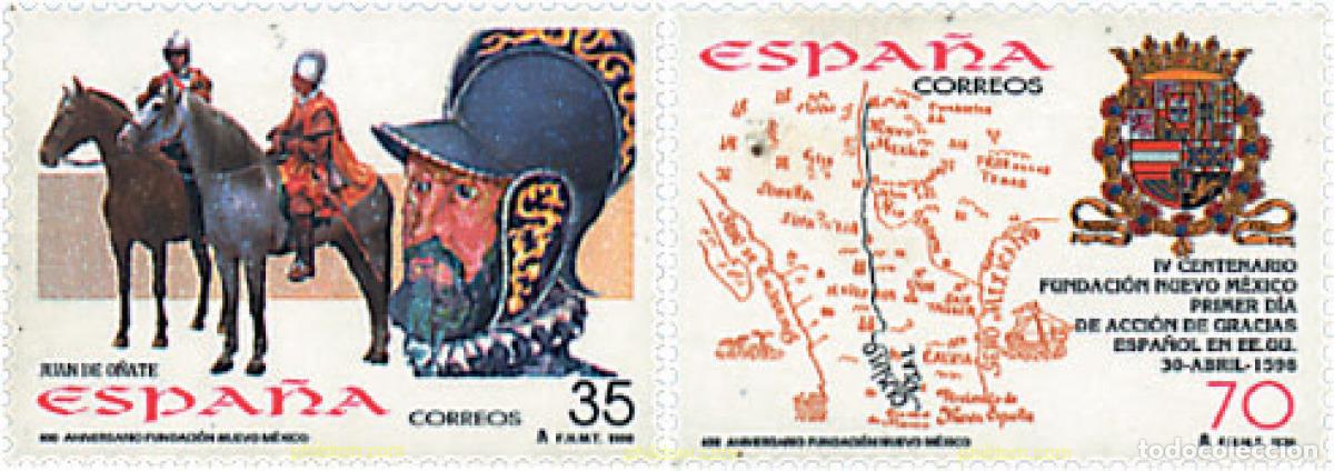 Sellos: 83207 MNH ESPA&Ntilde;A 1998 400 ANIVERSARIO DE LA FUNDACION DE NUEVO MEXICO