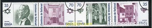 Timbres: 7203 MNH ESPA&Ntilde;A 1998 RUTA DE LOS CAMINOS DE SEFARAD