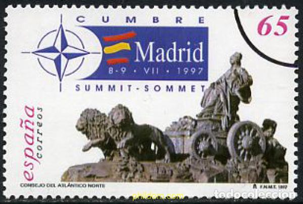 Timbres: 7224 MNH ESPA&Ntilde;A 1997 CUMBRE DEL CONSEJO DEL ATLANTICO NORTE